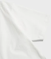 Sizing BRONSON 10.6oz 純棉白色短袖亨利T恤 B-TOP-0028-WHITE