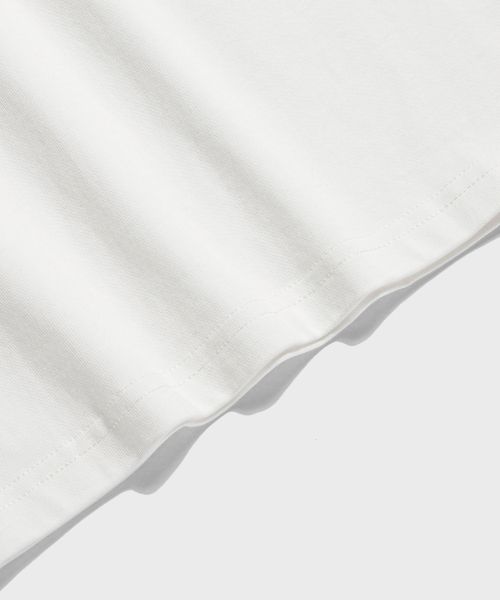 Cheap BRONSON 10.6oz Cotton White Short Sleeve Henley Tee B-TOP-0028-WHITE