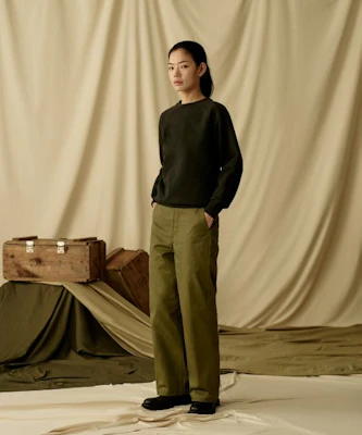 Bronson 1942 US Army Olive Chino Trousers (Korea Edition) B-BOTTOM-0005-OLIVE 4