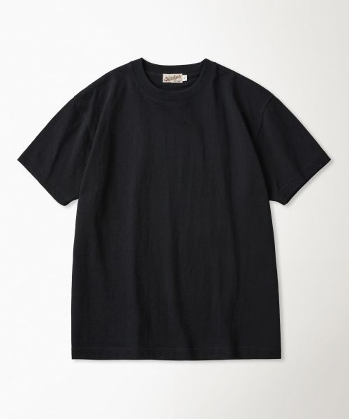BRONSON 9oz USA Cotton Tubular Black T-Shirt N-TOP-0002-BLACK