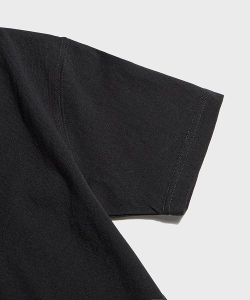 Details for BRONSON 9盎司美国棉无缝黑色T恤 N-TOP-0002-BLACK