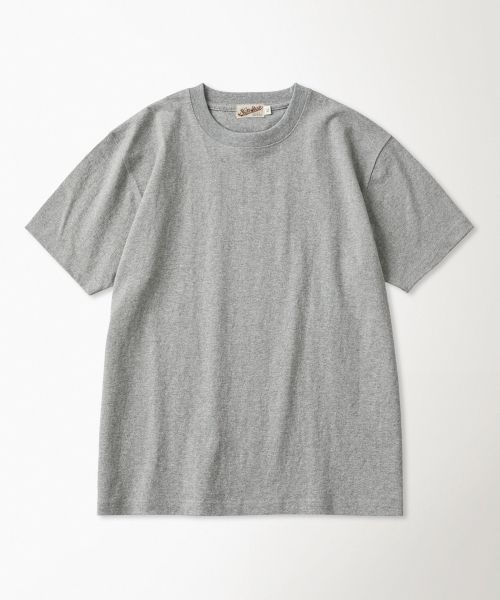 BRONSON 9oz USA Cotton Tubular T-Shirt Grey N-TOP-0002-GREY