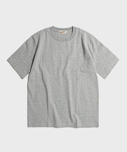 Order BRONSON 9oz USA Cotton Tubular T-Shirt Grey N-TOP-0002-GREY
