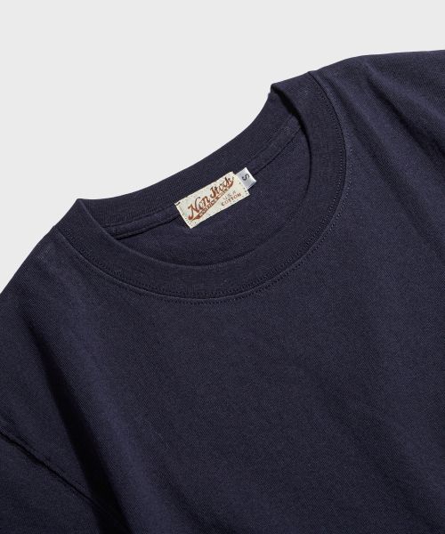 Purchase BRONSON 9oz 美國棉無縫T恤 海軍藍 N-TOP-0002-NAVY