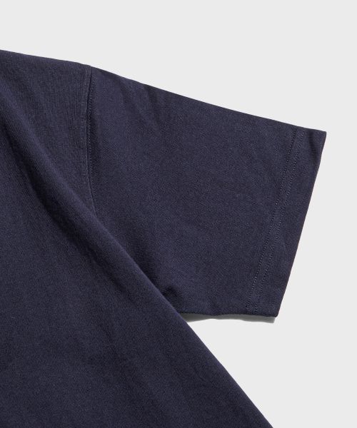 Details for BRONSON 9oz 美國棉無縫T恤 海軍藍 N-TOP-0002-NAVY