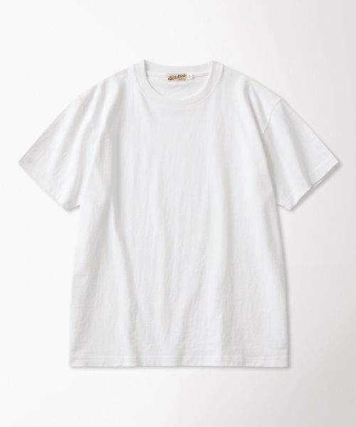 BRONSON 9oz USA Cotton Tubular T-Shirt White N-TOP-0002-WHITE