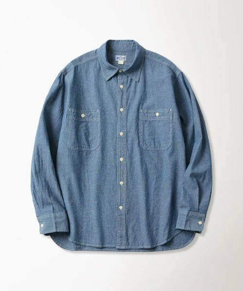 bronson-blue-chambray-work-shirt-light-indigo-korea-edition-bk-top-0003-light-indigo