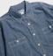 Purchase Bronson Blue Chambray Work Shirt Light Indigo Korea Edition BK-TOP-0003-LIGHT INDIGO