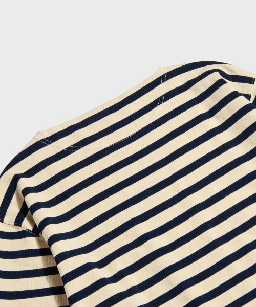 Cheap Bronson Breton Stripe Long Sleeve Tee KR Version A/N B-TOP-0009-A/N