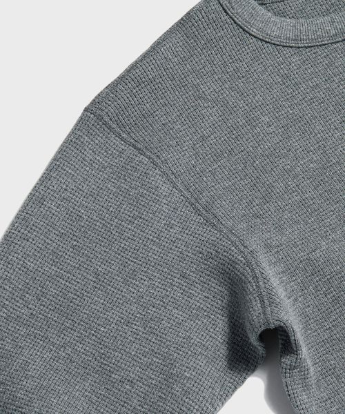 Details for Bronson Heavyweight Waffle Cotton Underwear - Grey N-TOP-0017-GREY