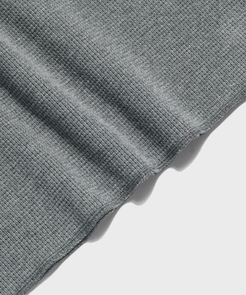 Cheap Bronson Heavyweight Waffle Cotton Underwear - Grey N-TOP-0017-GREY