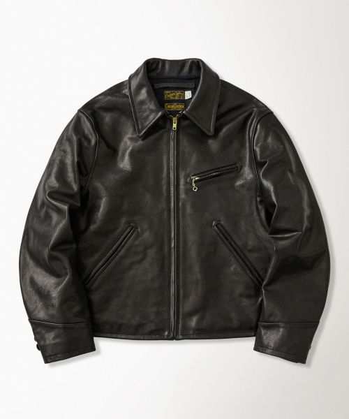 BRONSON Lot 391 Cossack Goatskin Leather Jacket B-OUTER-0042