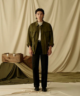 Bronson US Army 5th Model Tropical Jungle Fatigue Jacket Vintage Military Style N-OUTER-0007 5