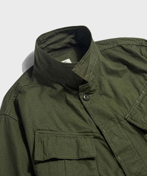 Details for Bronson US Army 5th Model Tropical Jungle Fatigue Jacket Vintage Military Style N-OUTER-0007