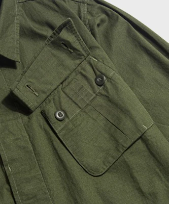 Bronson US Army 5th Model Tropical Jungle Fatigue Jacket Vintage Military Style N-OUTER-0007 Cheap Bronson US Army 5th Model Tropical Jungle Fatigue Jacket Vintage Military Style N-OUTER-0007