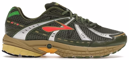 Brooks Adrenaline GTS 10 'Forest Green Red' 100058-1D-372 Brooks Adrenaline GTS 10 'Forest Green Red' 100058-1D-372