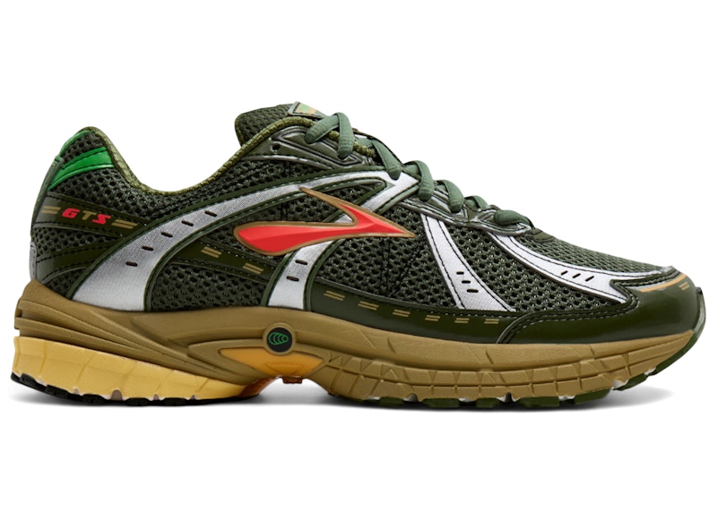 Brooks Adrenaline GTS 10 Forest Green Red 100058-1D-372
