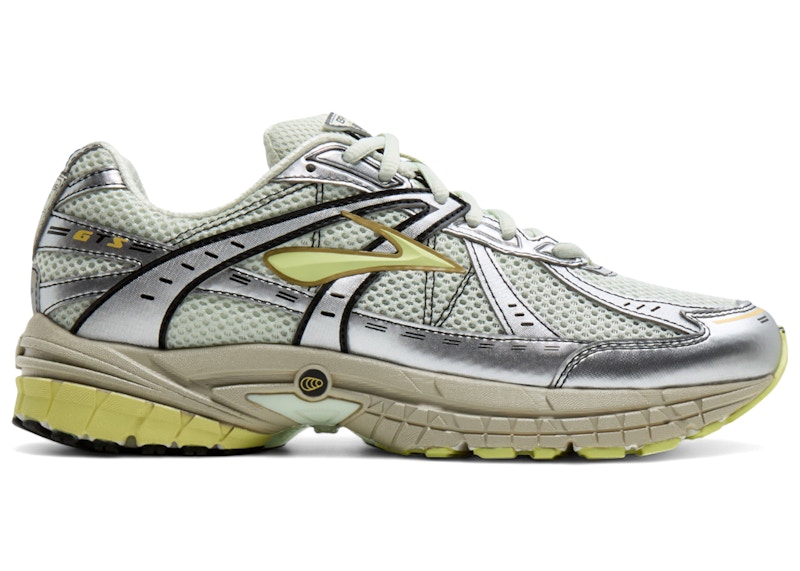 Brooks Adrenaline GTS 10 White Silver Green 100058-1D-096