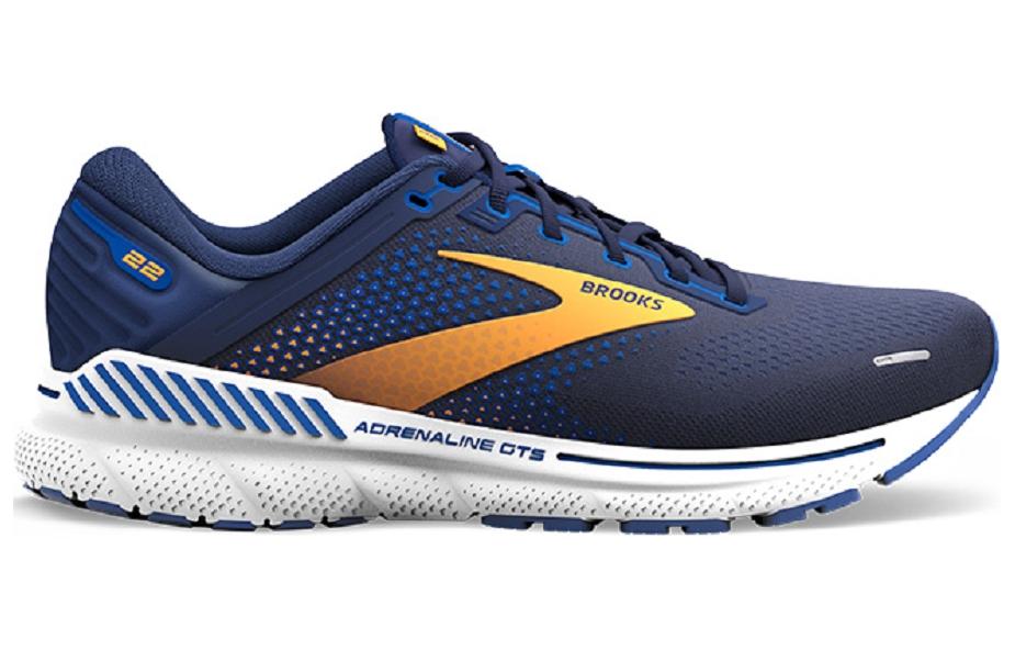 Order Brooks Adrenaline GTS 22 2E Wide 'Azul Marino Naranja' 110366-2E-458