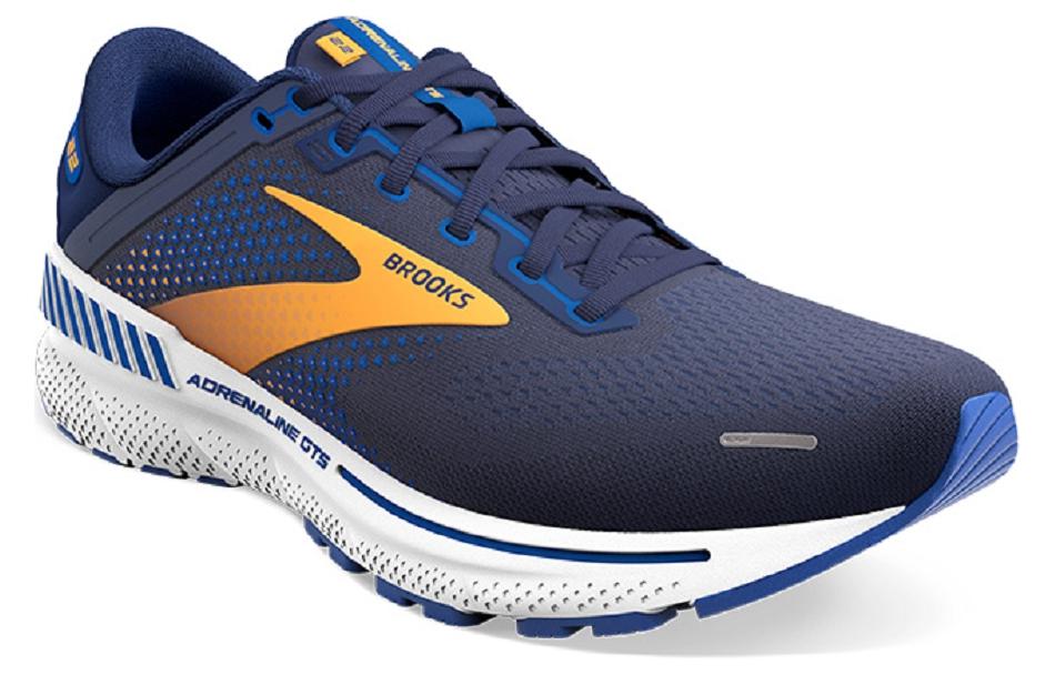 Lookbook Brooks Adrenaline GTS 22 2E Wide 'Azul Marino Naranja' 110366-2E-458