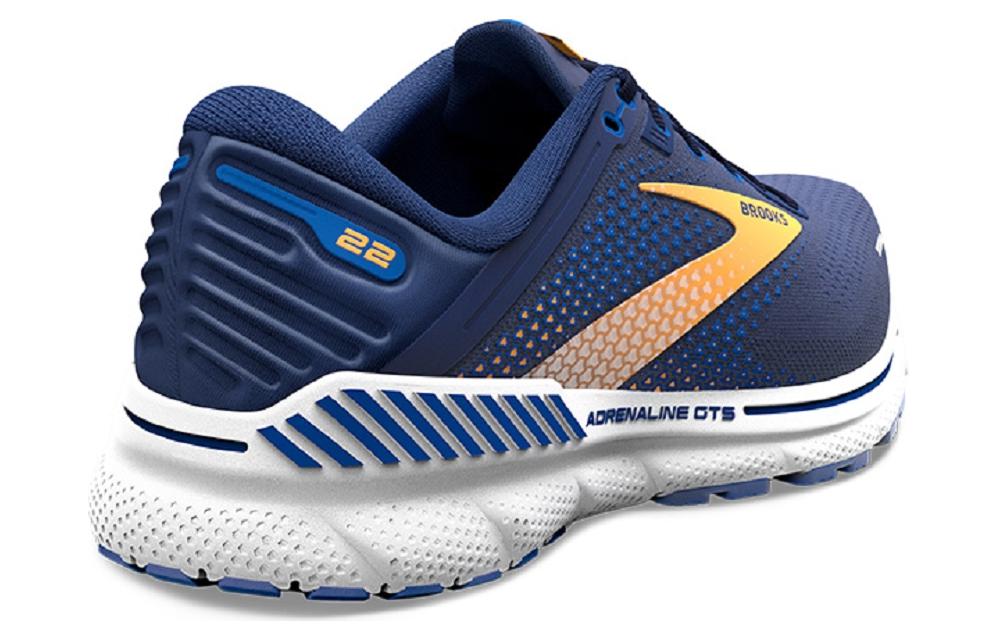 Shop Brooks Adrenaline GTS 22 2E Wide 'Azul Marino Naranja' 110366-2E-458