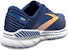 Brooks Adrenaline GTS 22 2E Lebar 'Peacoat Oren' 110366-2E-458
