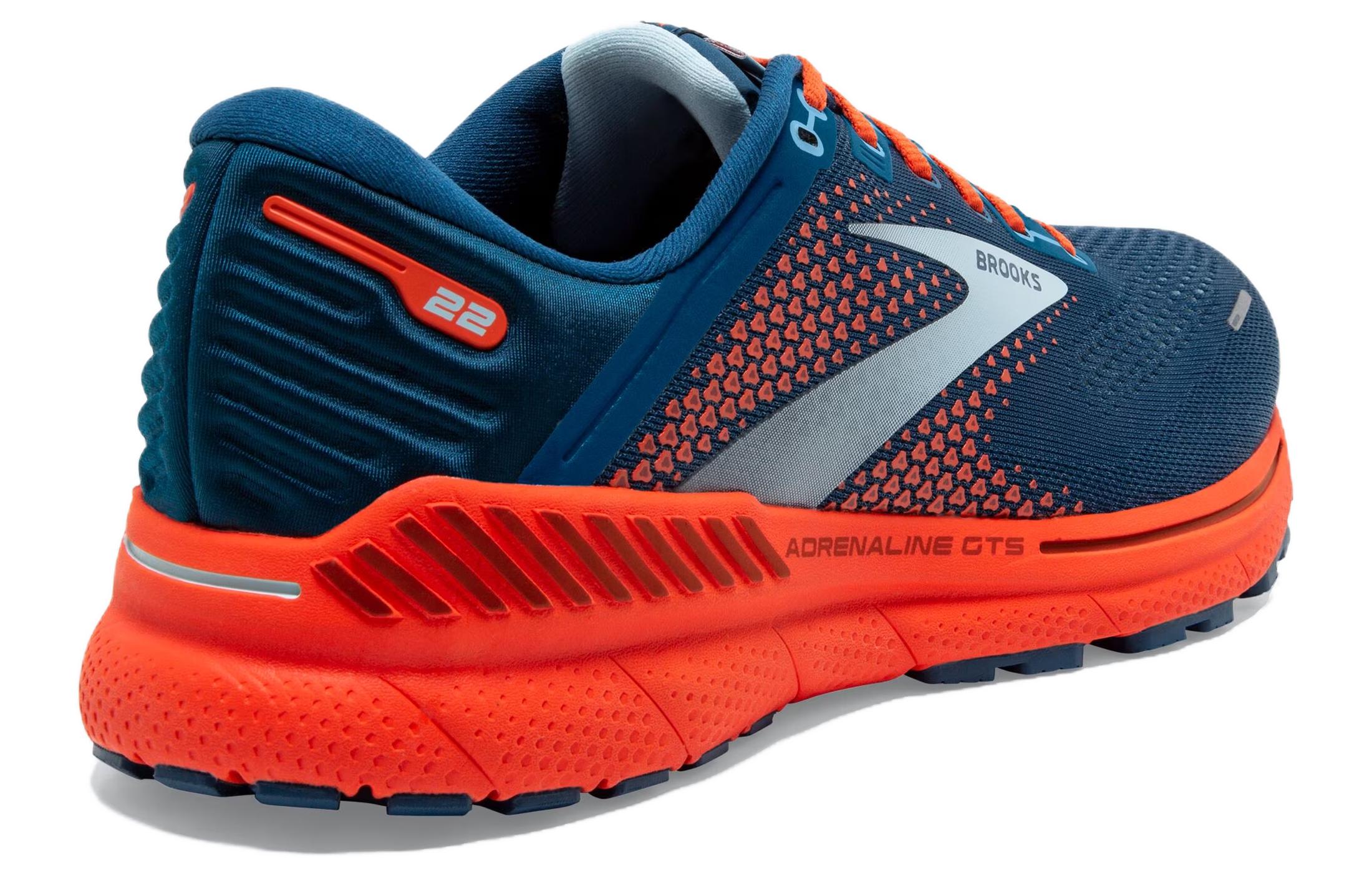 Lookbook Brooks Adrenaline GTS 22 '蓝橙色' 110366-404