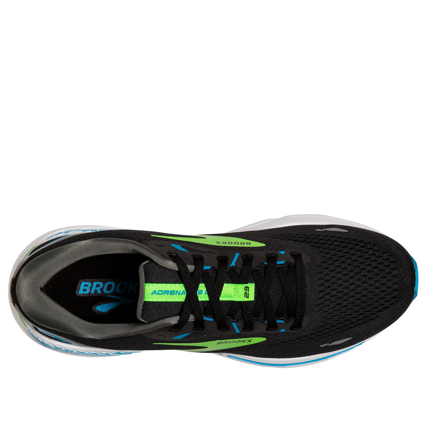 Lookbook Brooks Adrenaline GTS 23 2E Wide ''Nero Hawaiian Ocean'' 110391-2E-006