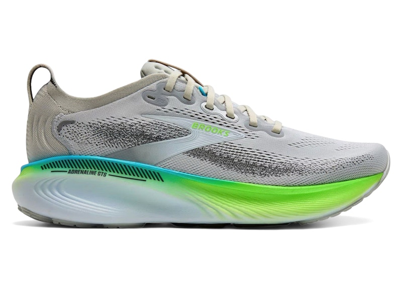Brooks Adrenaline GTS 25 Oyster Green Gecko Blue 110454-1D-033