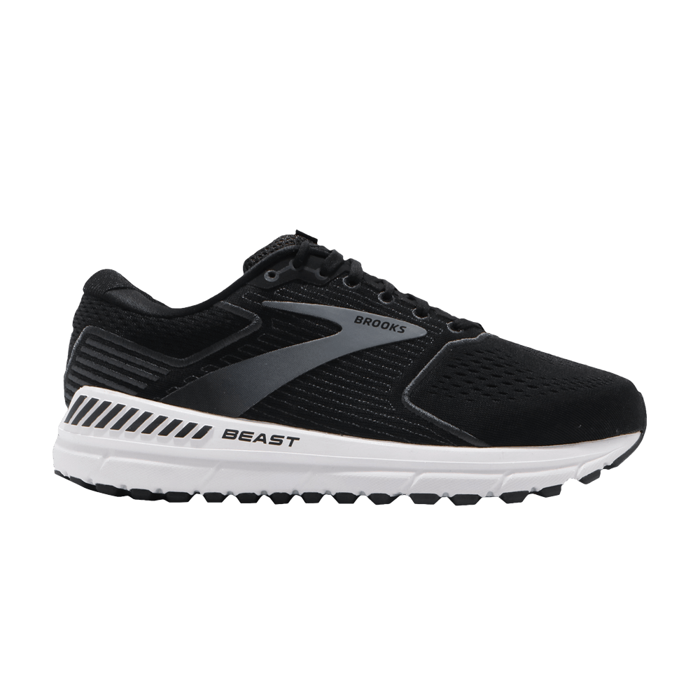 Brooks Beast 20 Extra Wide 'Black Grey White' 1103274E051