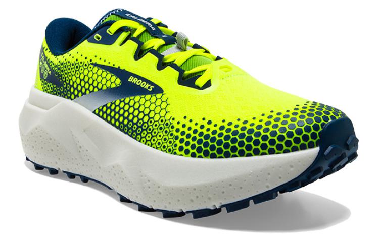 Lookbook Brooks布魯克斯 Caldera 6 減震防滑 低幫 跑步鞋 男款 黃灰