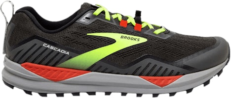 Brooks Cascadia 15 2E Wide 'Black Yellow Red' 110340-2E-076 Brooks Cascadia 15 2E Wide 'Black Yellow Red' 110340-2E-076