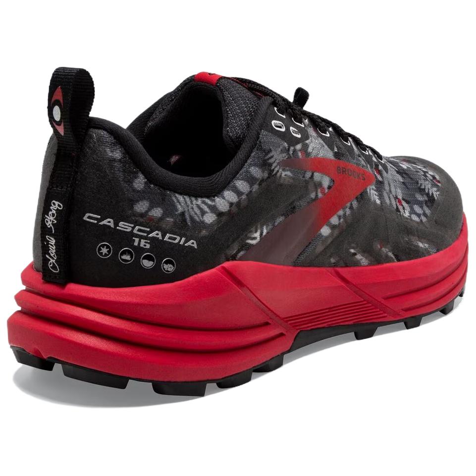 Order Brooks Cascadia 16 'Hitam Merah' 110376-008