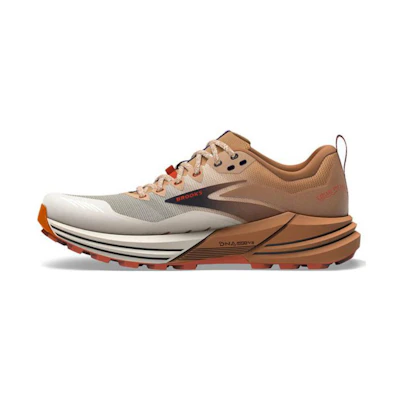 Brooks Cascadia 16 'White and Brown'