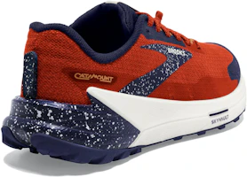 Shop Brooks 布魯克斯 Catamount 2 舒適 百搭 越野 防滑耐磨 低幫 戶外功能鞋 男款 紅藍色