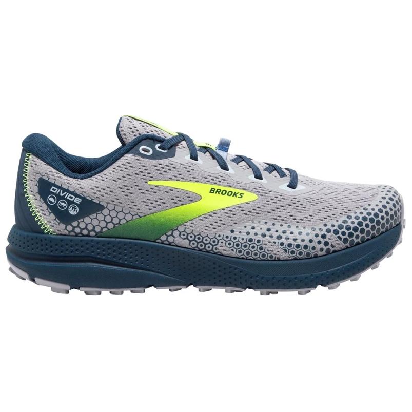 Order Brooks Divide 3 ''Grijs Blauw Geel'' 110381-046