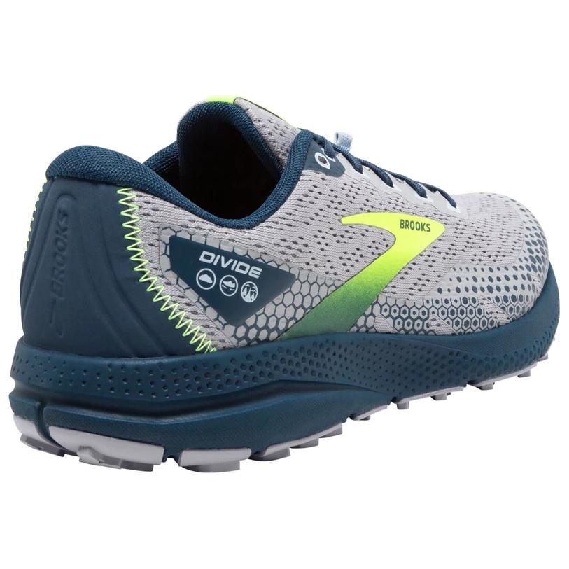 Shop Brooks Divide 3 ''Grijs Blauw Geel'' 110381-046