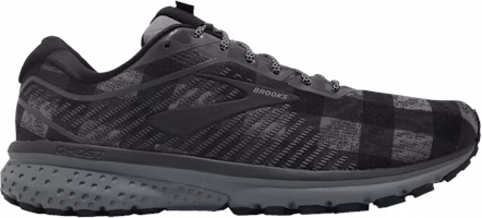 Brooks Ghost 12 'Black Flannel Plaid' 110316-1D-069 Brooks Ghost 12 'Black Flannel Plaid' 110316-1D-069