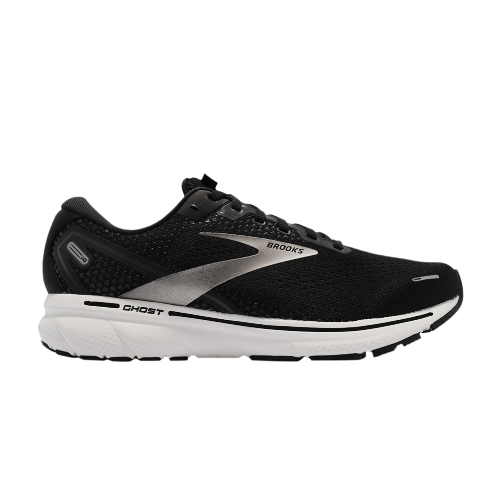 Brooks Ghost 14 2E Wide 'Black White' 110369-2E-057