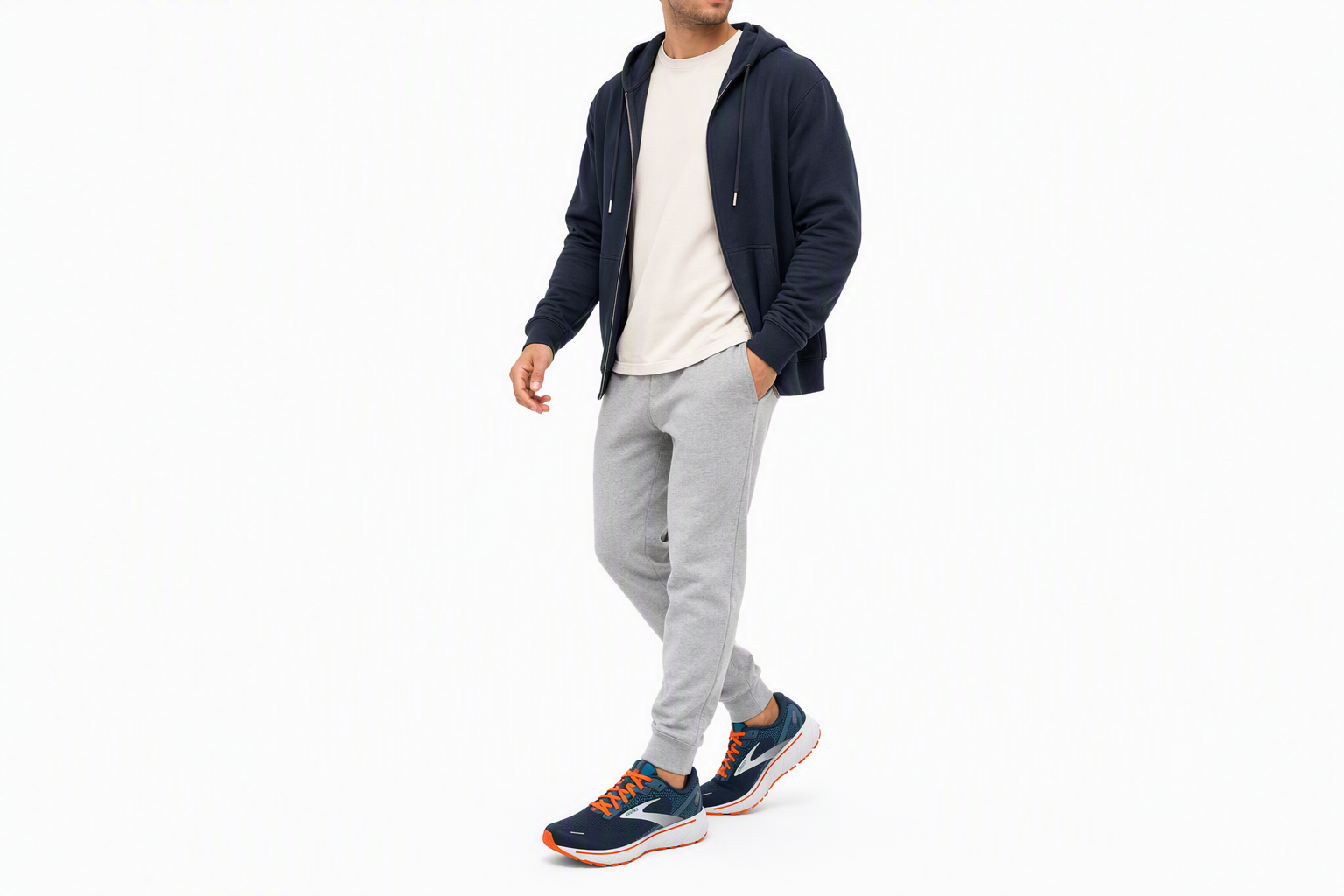 Order Brooks Ghost 14 "Bleu Orange" 110369-488