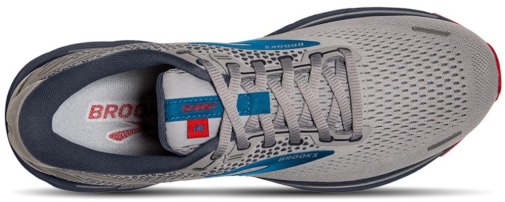 Brooks Ghost 14 'Grey Blue Red' 110369-078 Shop Brooks Ghost 14 'Grey Blue Red' 110369-078