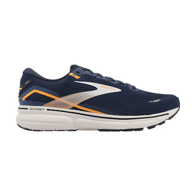 Brooks Ghost 15 2E Wide 'Peacoat Orange Pop'
