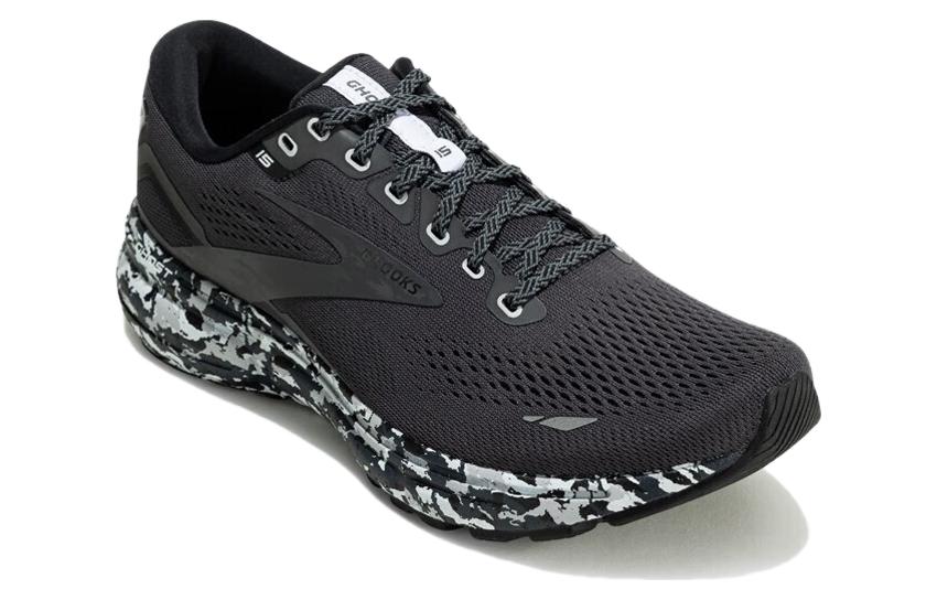 Order Brooks Ghost 15 'Hitam Kelabu' 110393-004