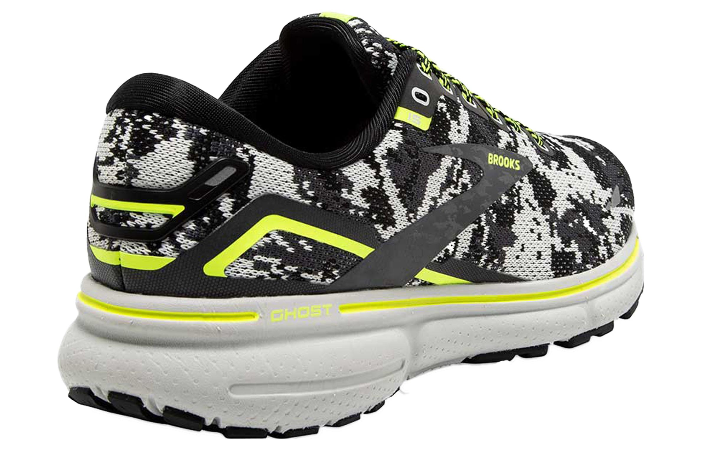 Shop Brooks Ghost 15 '黑灰黄'跑鞋 110393-029