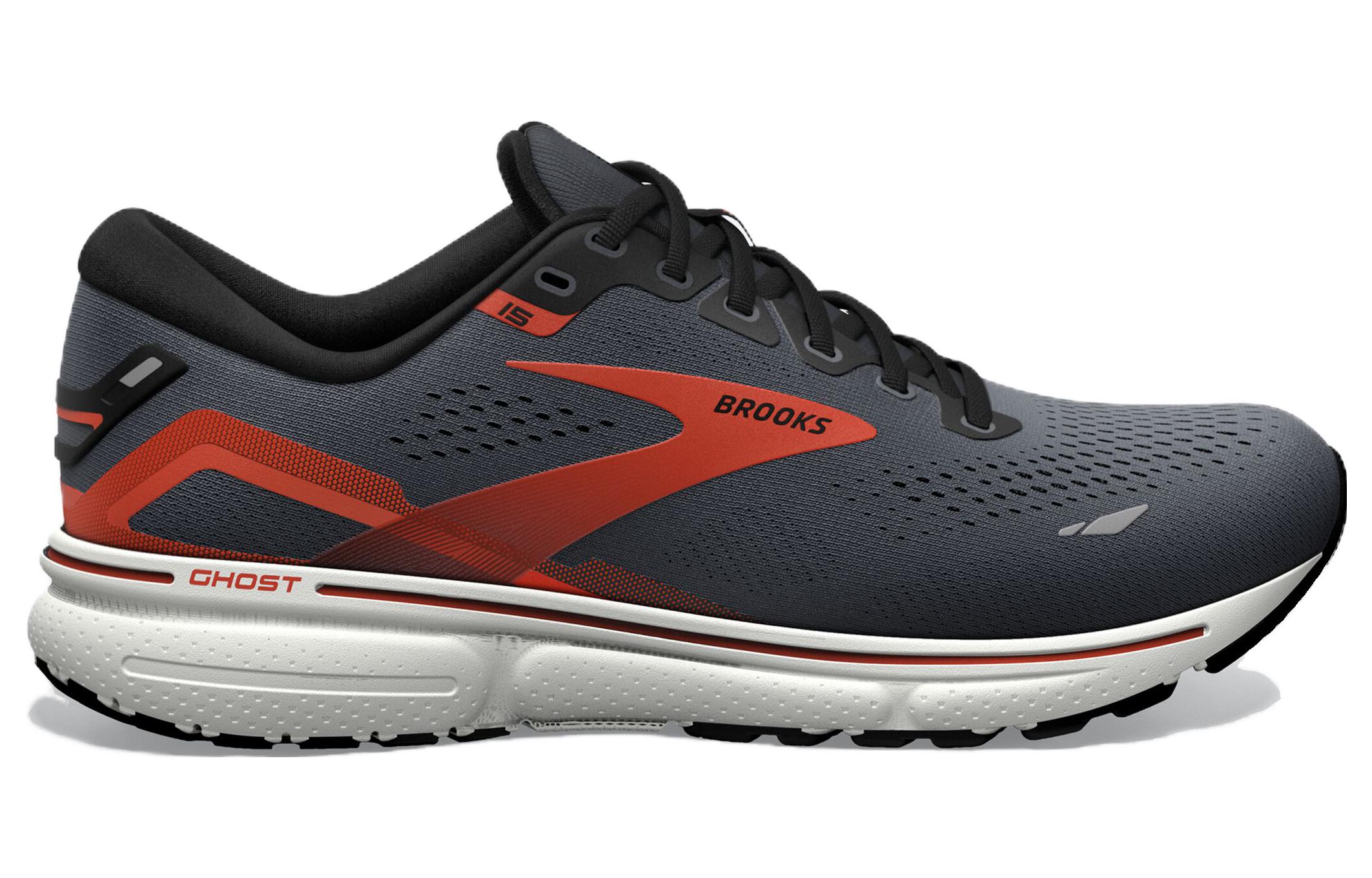 Order ブルックス ゴースト15 黒オレンジ 110393-1D-024
