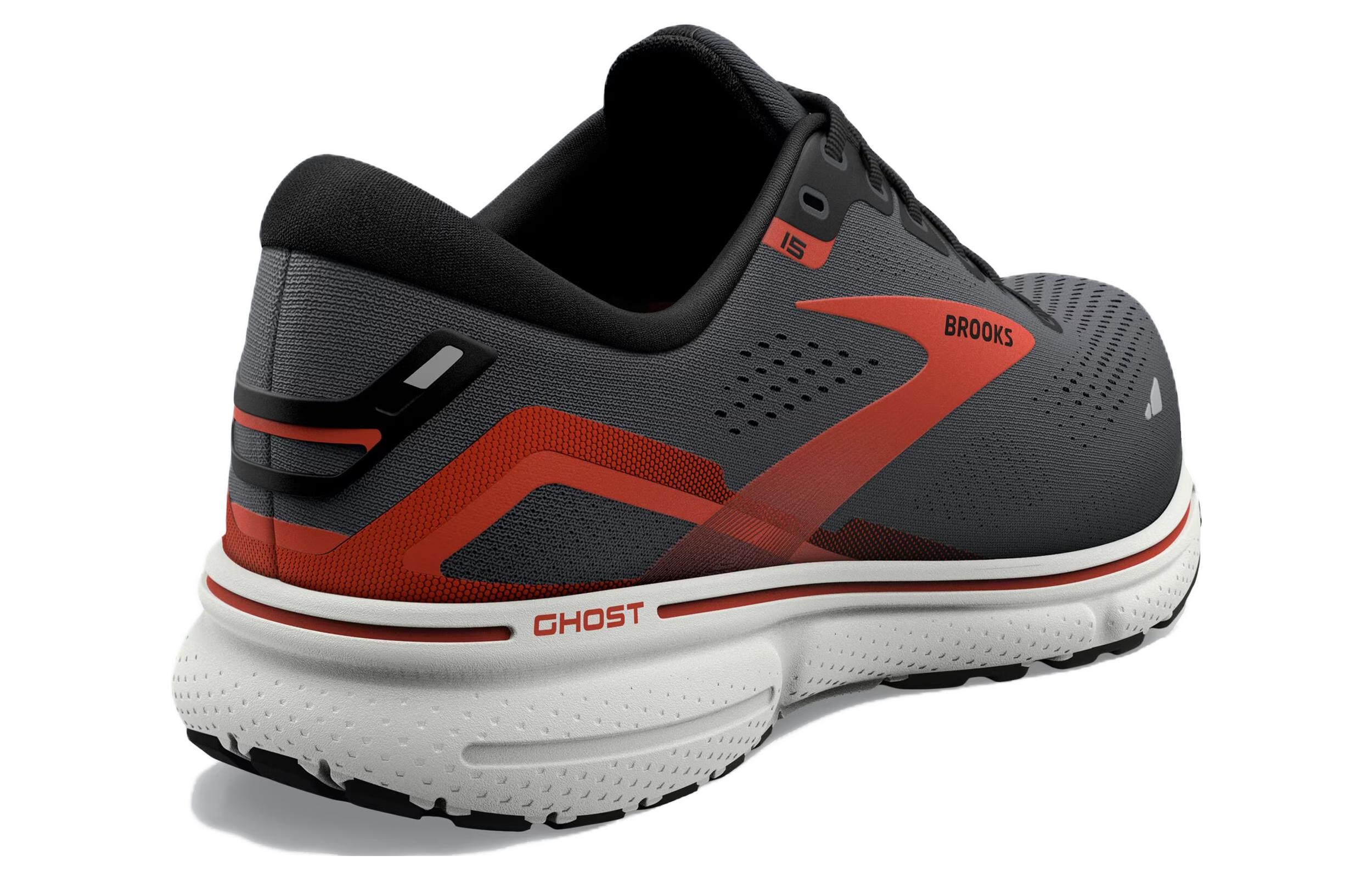Lookbook ブルックス ゴースト15 黒オレンジ 110393-1D-024