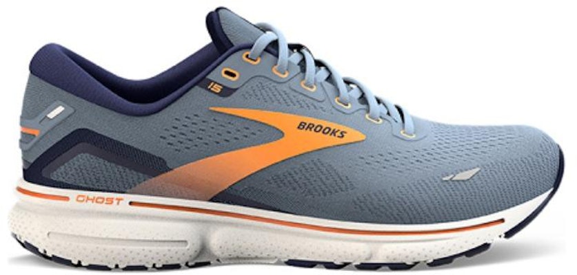 Brooks Ghost 15 'Flintstone Orange Pop' Lelaki Kasut Lari 110393-1D-417 Order Brooks Ghost 15 'Flintstone Orange Pop' Lelaki Kasut Lari 110393-1D-417
