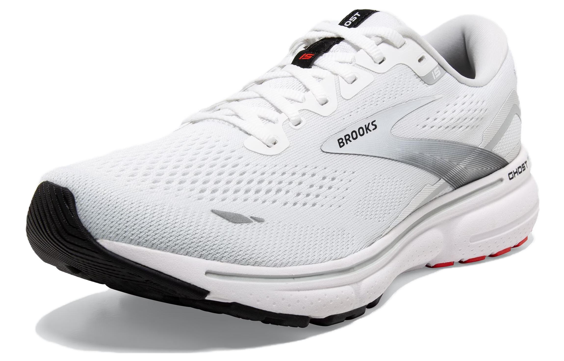 Shop Brooks Ghost 15 "灰色" 慢跑鞋 110393-184