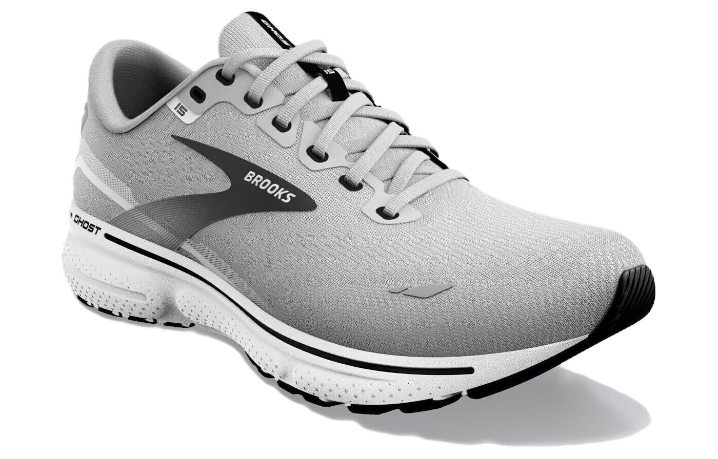 Lookbook Brooks Ghost 15 ''Grau Schwarz'' 110393-098