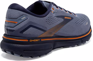 Shop Brooks 布魯克斯 Ghost 15 防滑耐磨 低筒 跑步鞋 男款 灰藍色